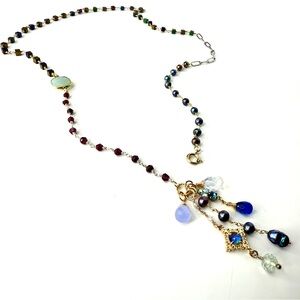Mixed Gemstone Sundance Inspired Necklace